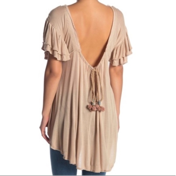 [Free People] Tan Fiesta Nueva Tunic - Picture 4 of 8